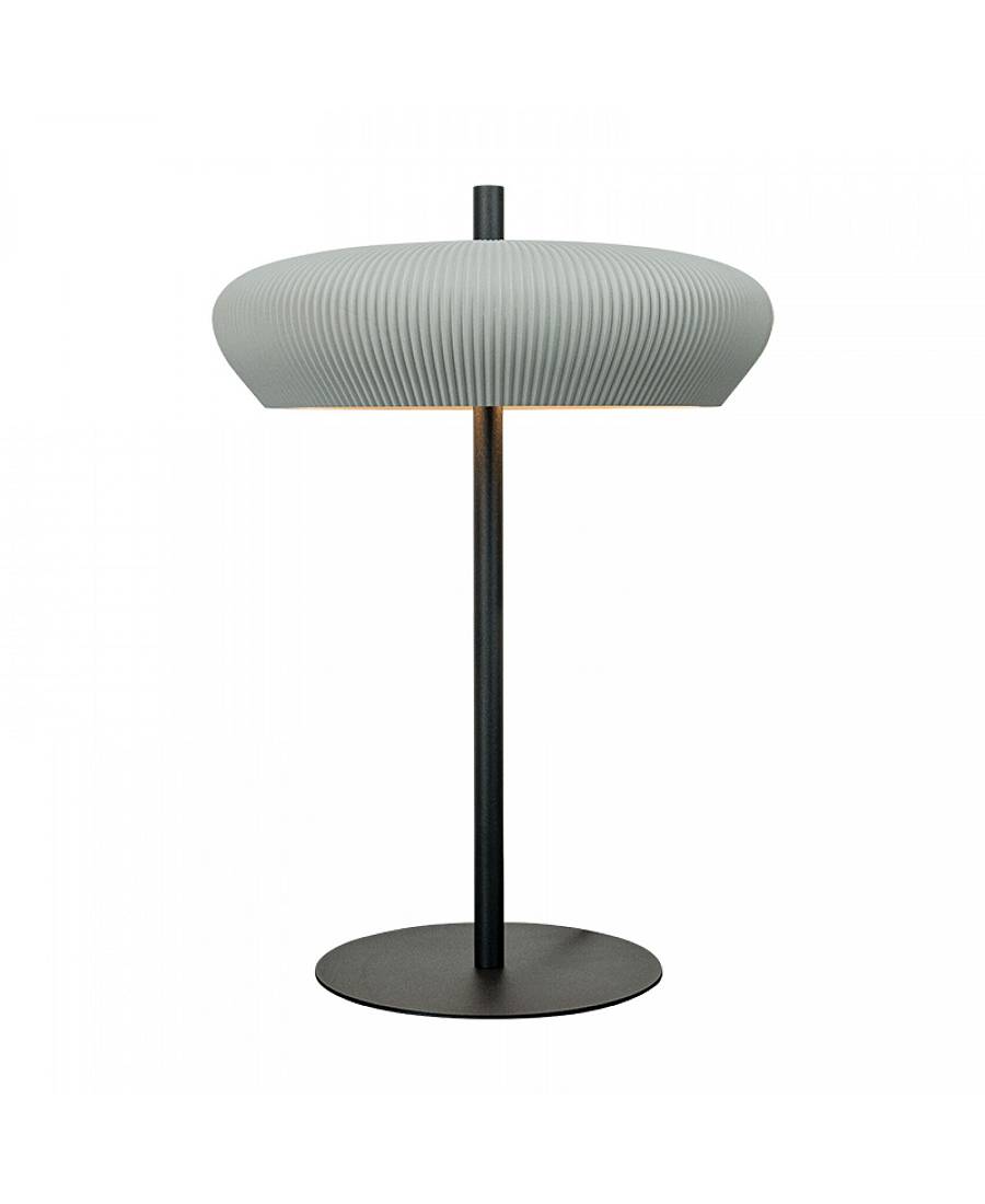 TABLE LIGHT 2xG9 LED MAX 9W GREY - SANDY BLACK CLAY - METAL