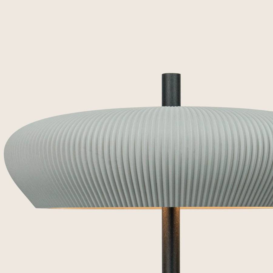 TABLE LIGHT 2xG9 LED MAX 9W GREY - SANDY BLACK CLAY - METAL