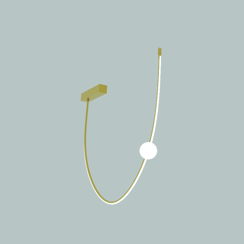 CEILING LED LIGHT  19W 3000K ALUMINIUM GOLD MATT