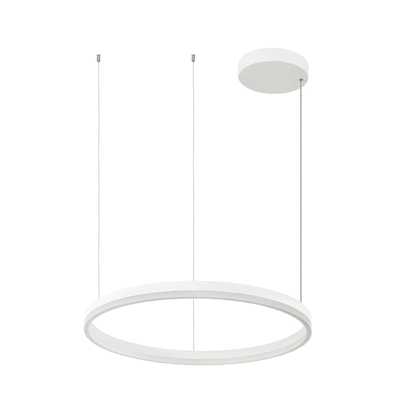 LED PENDANT LIGHT 43W 3000K ALUMINIUM  & ACRYLIC WHITE