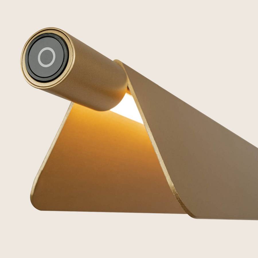 PENDANT LED LIGHT 22W 3000K-4000K-5700K BRUSHED GOLD MOVABLE LIGHT DEFLECTORS