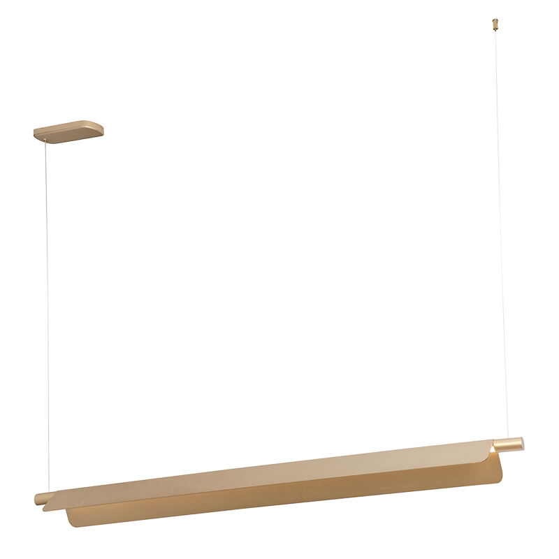 PENDANT LED LIGHT 22W 3000K-4000K-5700K BRUSHED GOLD MOVABLE LIGHT DEFLECTORS