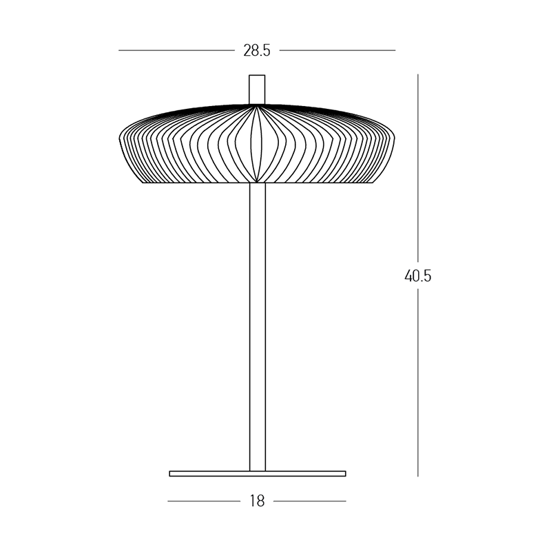 TABLE LIGHT 2xG9 LED MAX 9W GREY - SANDY BLACK CLAY - METAL