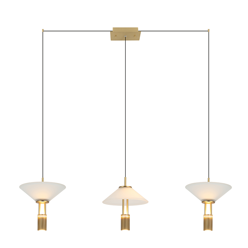 LINE LED LIGHT 28W 3000K ALUMINIUM GOLD