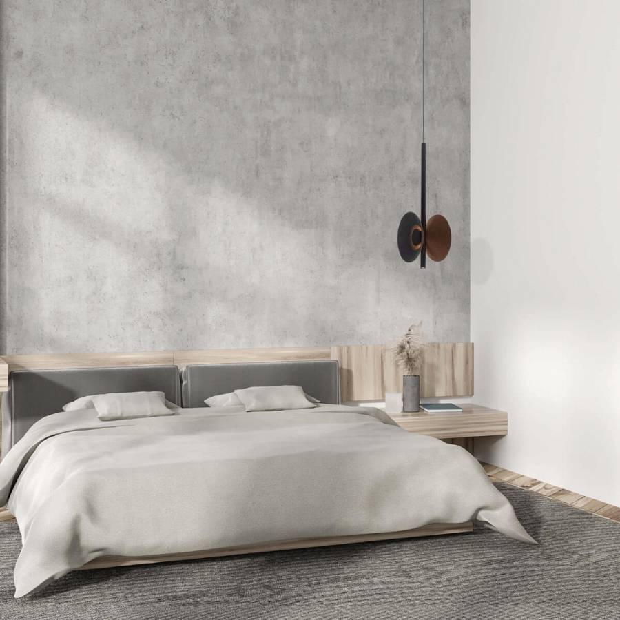 PENDANT LED LIGHT 3X2W 3000K ACOUSTIC BROWN-GREY