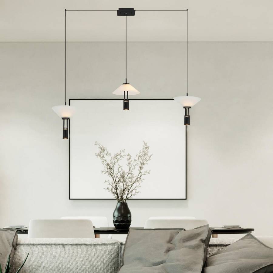 LINE LED LIGHT 28W 3000K ALUMINIUM BLACK