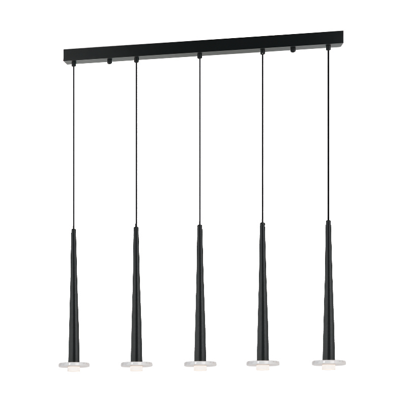 PENDANT LED LIGHT 14W 3000K ALUMINUM -MARBLE BLACK