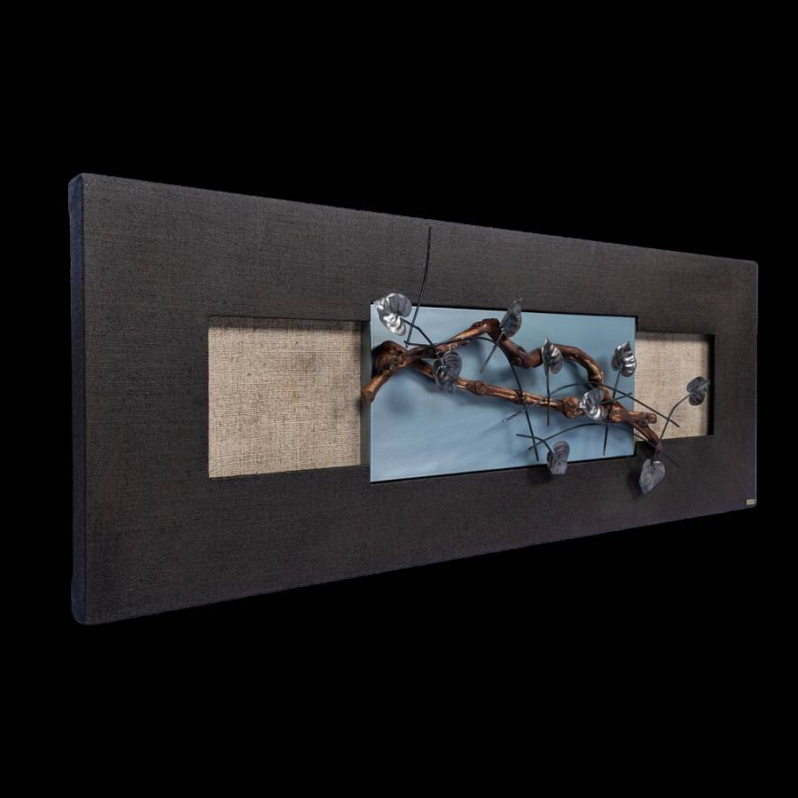 TC118 - Πίνακας 3D με κλαδιά και μεταλλικά φύλλα (ΑΚΟΛΟΥΘΕΙ ΒΙΝΤΕΟ)