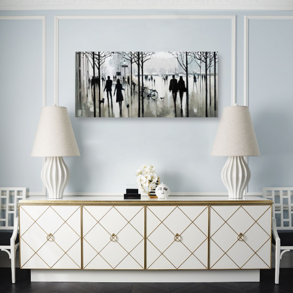 GX039 - Πίνακας μαύρες φιγούρες ζευγαριών