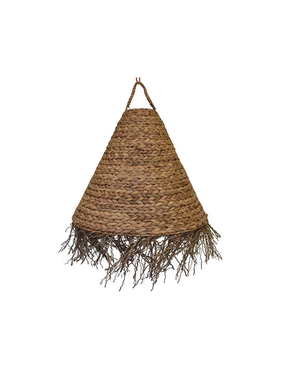 Φωτιστικό καπέλο οροφής υδρουάκινθου κωνικό με κρόσια 70Χ52