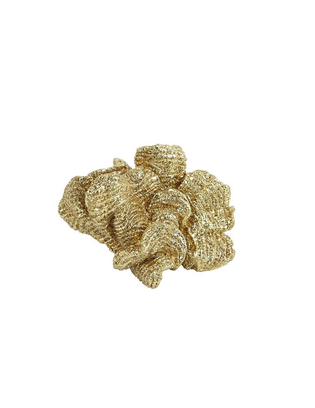 Κοράλι κεραμ.χρυσό 11Χ7Χ7CM