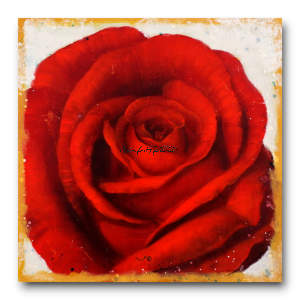 M892 - Πίνακας κόκκινο τριαντάφυλλο