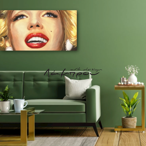 M449 - Πίνακας ζωγραφική της Marilyn