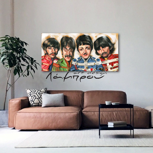M567 - Πίνακας καρικατούρα των Beatles