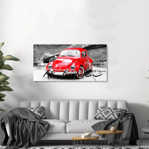 M970 - Πίνακας κόκκινο αυτοκίνητο
