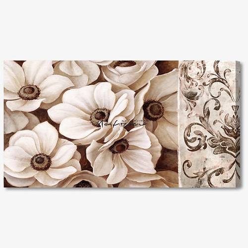 C003 - Πίνακας λευκά λουλούδια