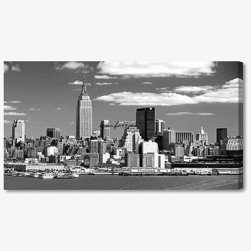 M035 - Πίνακας ουρανοξύστες της Νέας Υόρκης ασπρόμαυρο