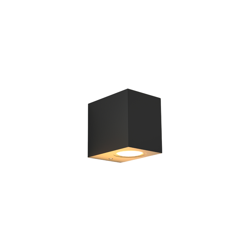 it-Lighting Norman 1xGU10 Outdoor Up or Down Wall Lamp Anthracite D:8cmx7cm (80200444)