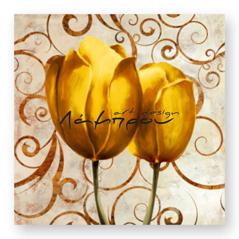 M018 - Πίνακας κίτρινα λουλούδια