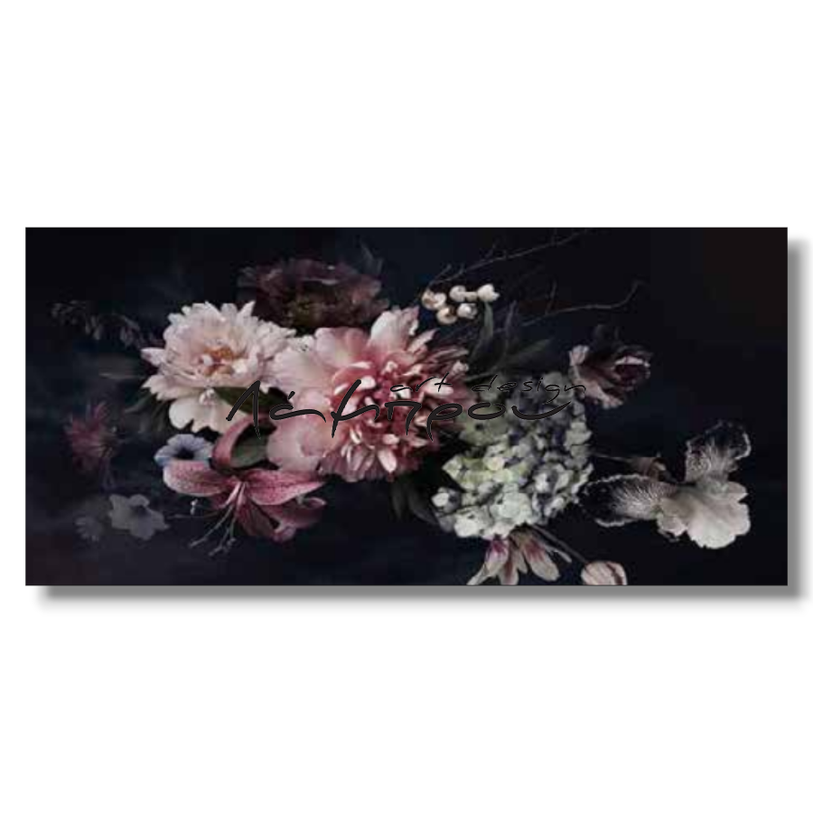 HK0651 - Πίνακας πανέμορφα λουλούδια
