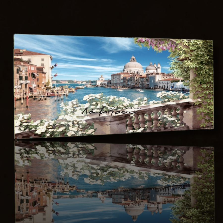BDL089 - Πίνακας μπαλκόνι στη Βενετία