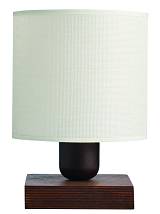 Φωτιστικό Πορτατίφ ξύλο/αμπαζούρ μπέζ Ε27 Φ15