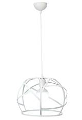 Φωτιστικό πλέγμα μέταλλο λευκό Ε27 Φ35 1φ