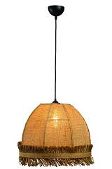 Φωτιστικό μονόφωτο λινάτσα natural Ε27 Φ60