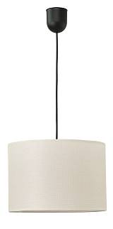 Φωτιστικό μονόφωτο αμπαζούρ μπεζ Ε27 Φ40