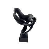 ALIK DECO POLYRESIN ΜΑΥΡΟ 32,5x18xH45cm