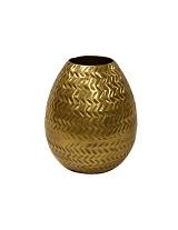 Βάζο μεταλ.χρυσό 18Χ20