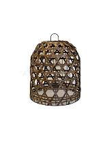 Φωτιστικό καπέλο οροφής ξύλινο φυσικό 40Χ50