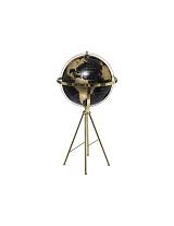 Υδρόγειος σε μεταλ.τρίποδο χρυσό  60εκ.