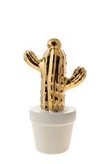 ΔΙΑΚΟΣΜΗΤΙΚΟΣ ΚΕΡΑΜΙΚΟΣ ΚΑΚΤΟΣ  ΧΡΥΣΟΣ ΛΕΥΚΗ ΓΛΑΣΤΡΑ 12,7ΕΚ