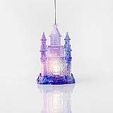 ΚΑΣΤΡΟ ΑΚΡΥΛΙΚΟ ΦΩΤΙΖΟΜΕΝΟ, ΜΩΒ, ΜΠΑΤΑΡΙΑΣ, 7,4x11,3cm