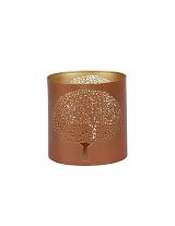 Κηροπήγιο μεταλ.μπρονζέ 10,5X14,5X15