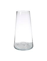Βάζο γυαλ.διάφανο  Φ24 Η35cm
