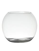 Βάζο γυάλ.μπουλ διάφανο Φ25 Η20cm