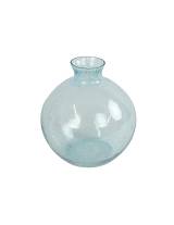 Βάζο γυάλινο μπλε Φ12Χ22CM