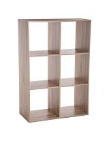 Ραφιέρα  μελαμίνης με 6ράφια 67,6Χ32Χ100,5