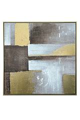 ΠΙΑΝΚΑΣ ΖΩΓΡΑΦΙΚΗΣ ΓΕΩΜΕΤΡΙΚΑ ΣΧΕΔΙΑ ΜΠΕΖ ΧΡΥΣΑ 80Χ80Χ4ΕΚ