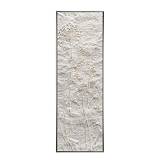 BREATH OF ART 1 ΠΙΝΑΚΑΣ ΚΑΜΒΑΣ ΜΠΕΖ ΧΡΥΣΟ ΞΥΛΟ ΚΟΡΝΙΖΑ 40x120xH4cm