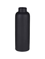 Βάζο κεραμ.μαύρο 8Χ23,2