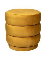 Σκαμπώ βελουδ.ωχρα Φ40