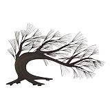 ΜΕΤΑΛΛΙΚΟ ΔΙΑΚΟΣΜΗΤΙΚΟ ΤΟΙΧΟΥ - ΔΕΝΤΡΟ 97x61x3cm  4/ΚΙΒ