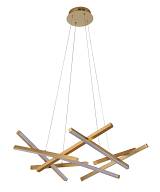 PDC 551-70 GD LED ΠΟΛΥΦΩΤΟ ΧΡΥΣΟ ΤΡΙΛΙΖΑ 80W 3000K