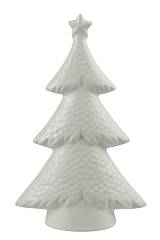 ΧΡΙΣΤΟΥΓΕΝΝΙΑΤΙΚΟ ΚΕΡΑΜΙΚΟ ΔΕΝΤΡΟ ΣΦΥΡΙΛΑΤΟ ΛΕΥΚΟ 24Χ16Χ6ΕΚ