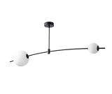 CCC 553-2 ΟΡΟΦΗΣ ΓΡΑΜΜΙΚΟ ΜΑΥΡΟΣ ΣΚΕΛΕΤΟΣ ΜΕ ΔΥΟ ΦΟΥΣΚΕΣ LED 20W 3000K 1200 LUM