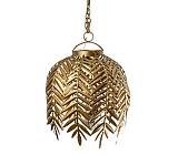 ΜΕΤΑΛΛΙΚΟ Φως ΚΡΕΜΑΣΤΟ ΦΥΛΛΑ ΧΡΥΣΑ 59,5Χ59,5Χ55ΕΚ