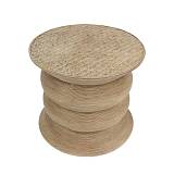 RIBBONS SIDE TABLE ΦΥΣΙΚΟ 59x59x53